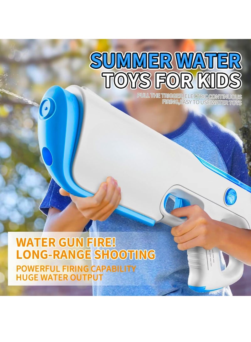 MAGIC VAULT Electric Water Gun Toy for Kids & Adults | Automatic Self-Filling | Rechargeable Battery | 25Ft Long Range | High-Pressure Water Blaster for Pool, Beach & Holi Outdoor Summer Fun - Image 4