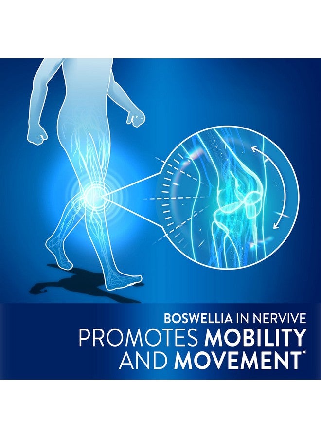 نيرفيف Nervive Advanced Nerve Relief + Mobility، مع حمض ألفا ليبويك للمساعدة في تقليل آلام الأعصاب والضعف وعدم الراحة*† والبوسويليا لتعزيز الحركة*، فيتامينات B12 وB6 وB1، 30 قرصًا - Image 5