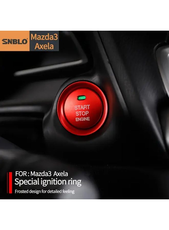 Ignition Start Button Cover Argent For 2014 2019 Model Sequin Decorative Sticker - Image 3