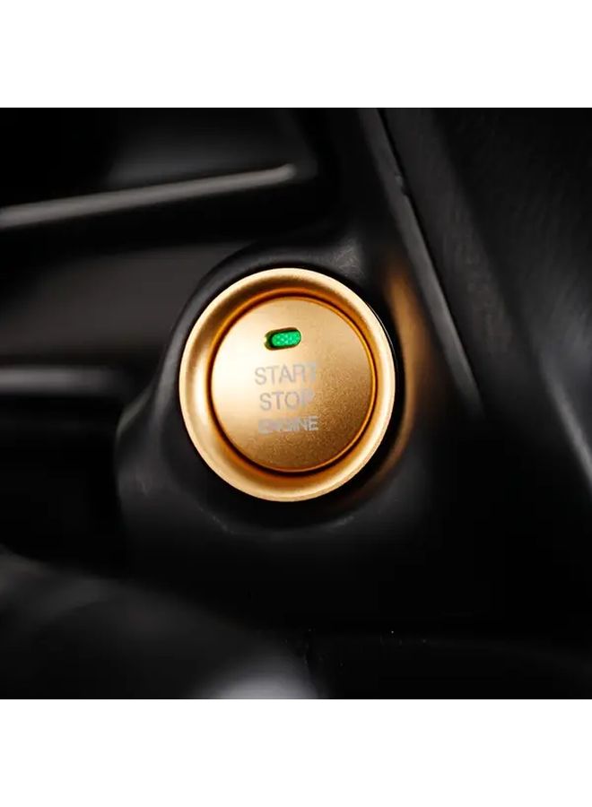 Ignition Start Button Cover Argent For 2014 2019 Model Sequin Decorative Sticker - Image 1