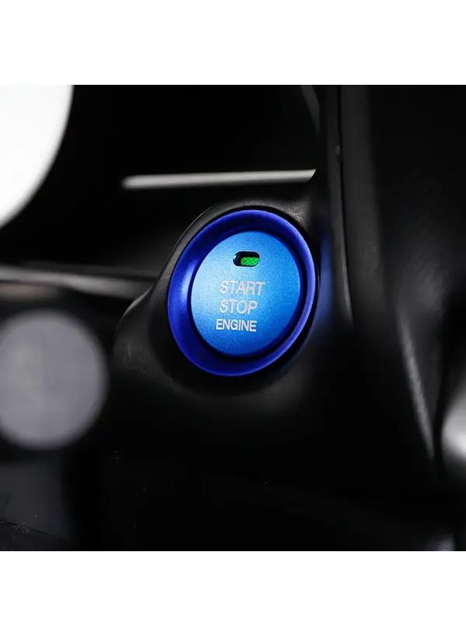 Ignition Start Button Cover Argent For 2014 2019 Model Sequin Decorative Sticker - Image 4