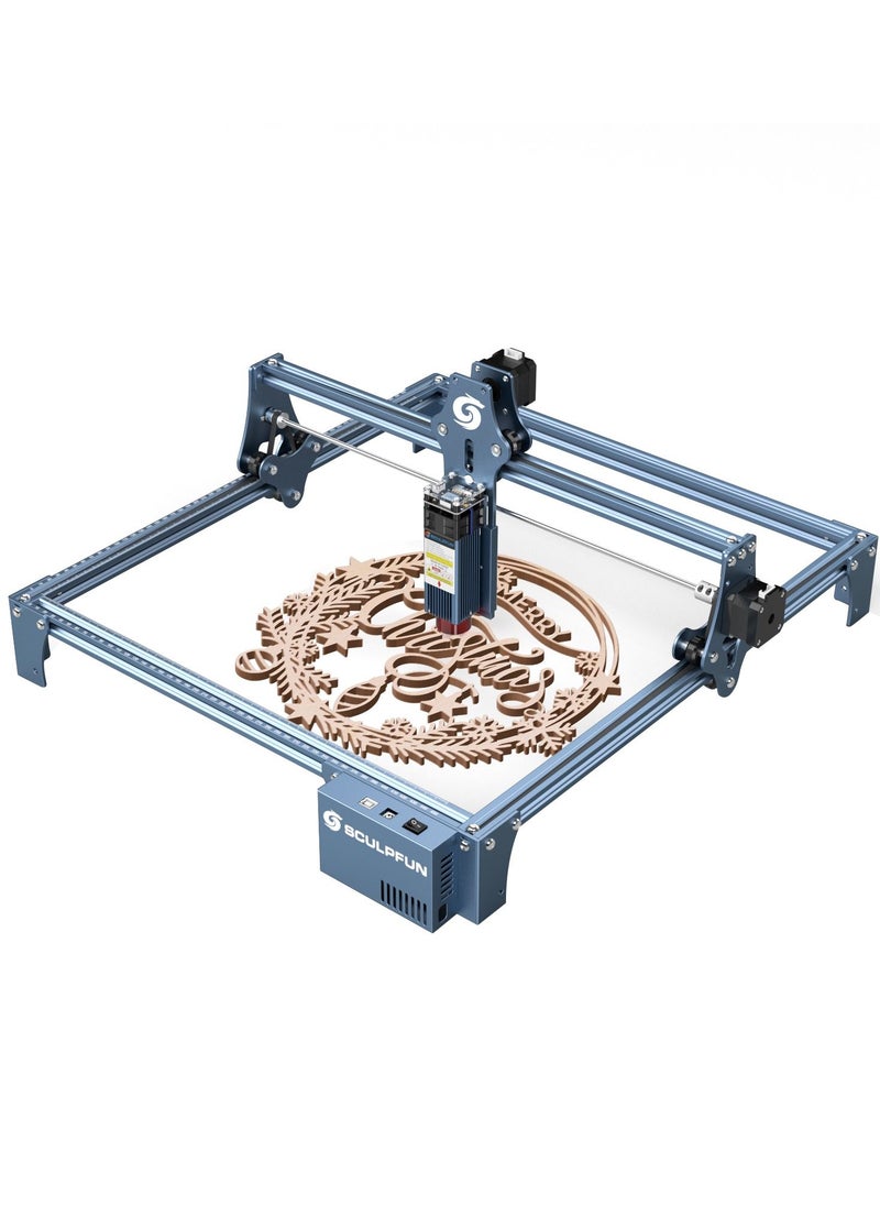 SCULPFUN SCULPFUN S9 90W effect laser engraving machine ultra-thin laser beam shaping technology,acrylic laser engraver cutter 410x420mm engraving area full metal structure  - Image 1