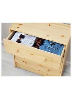 Zaboon Chest Of 3 Drawers, Pine, 62X70 Cm  - Image 3