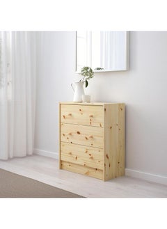 Zaboon Chest Of 3 Drawers, Pine, 62X70 Cm  - Image 2