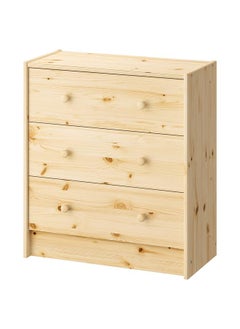 Zaboon Chest Of 3 Drawers, Pine, 62X70 Cm  - Image 1