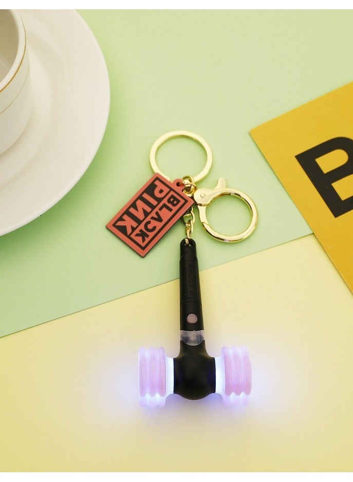 نيبمينينت عصا مضيئة صغيرة على شكل سلسلة مفاتيح من بلاكبينك Kpop - Image 2