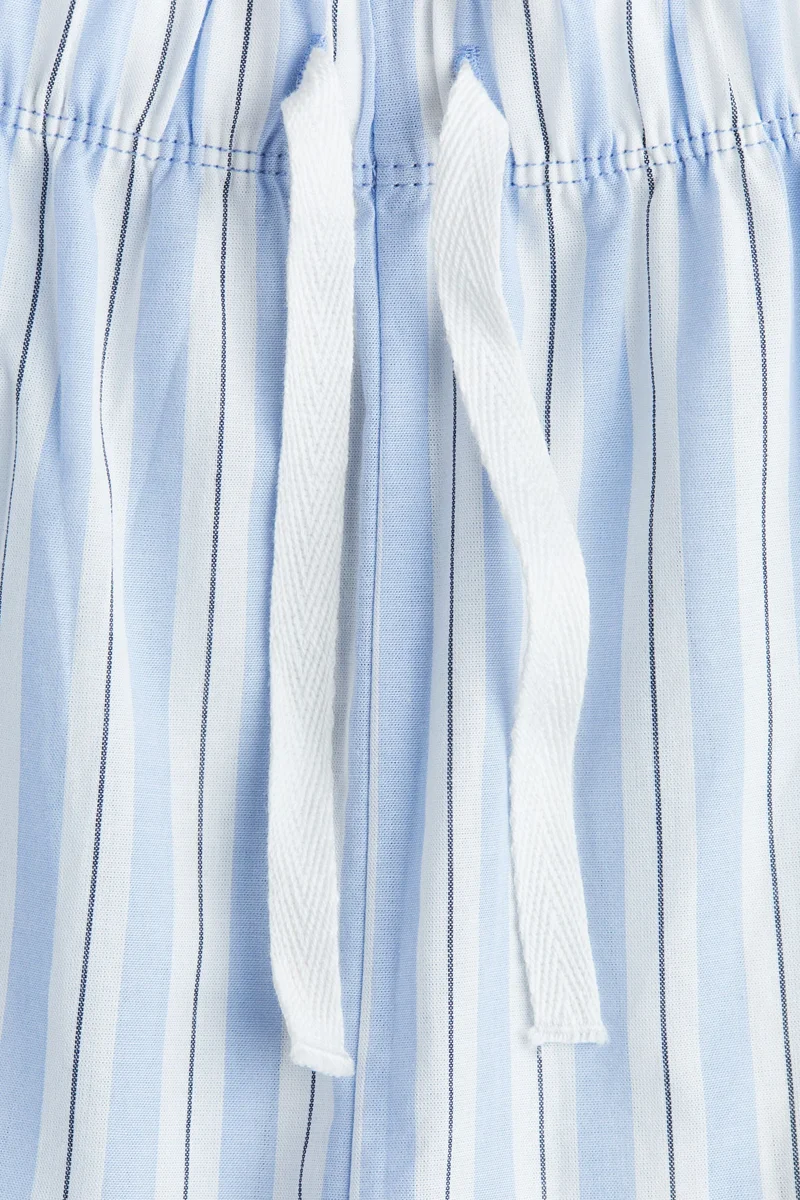 H&M Cotton poplin trousers