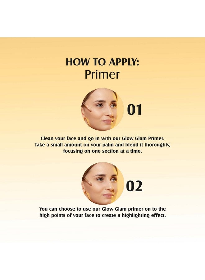 جلام 21 برايمر Glam21 Illuminating Hd، توهج فوري، غير دهني، تركيبة خفيفة الوزن تدوم طويلاً، لمسة نهائية غير لامعة، لون طبيعي 40 مل - Image 5