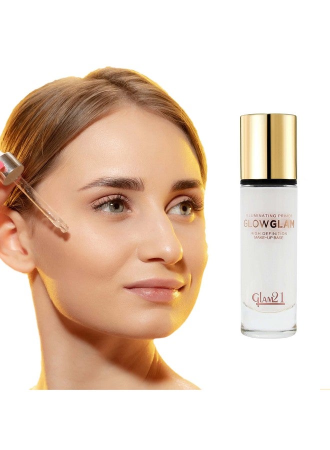 جلام 21 برايمر Glam21 Illuminating Hd، توهج فوري، غير دهني، تركيبة خفيفة الوزن تدوم طويلاً، لمسة نهائية غير لامعة، لون طبيعي 40 مل - Image 4