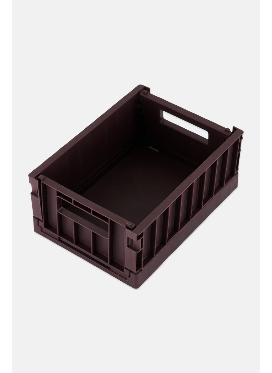 Muy Mucho Small Foldable Storage Box 15 H x 11 L x 2 W cm, Maroon  - Image 1