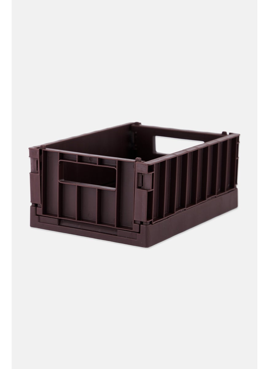 Muy Mucho Small Foldable Storage Box 15 H x 11 L x 2 W cm, Maroon  - Image 3