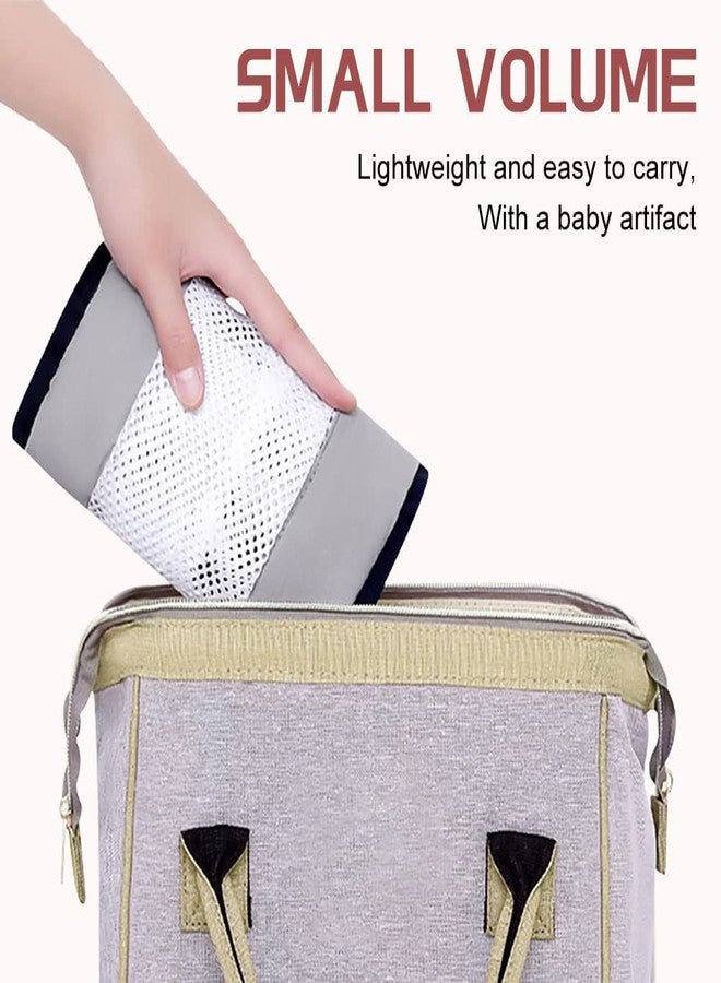 RAIYARAJ Baby Sling Carrier, Adjustable Baby Holder Half Wrapped Hip one Shoulder Labor-Saving, Natural Cotton with Breathable mesh Fabric for Newborn to Toddler up 45lbs (Grey) - Image 5