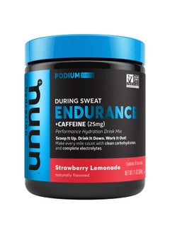 Nuun Nuun Hydration Endurance Powder, Strawberry Lemonade + Caffeine, Workout Support, 5 Essential Electrolytes for Hydration + Carbohydrates, Vegan, Non-GMO, (16 Servings - Canister) 