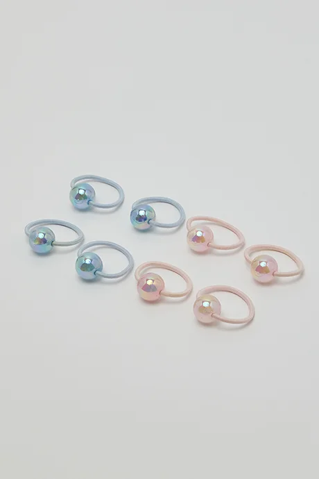 R&B 8 Pack Ponytail Hairbands