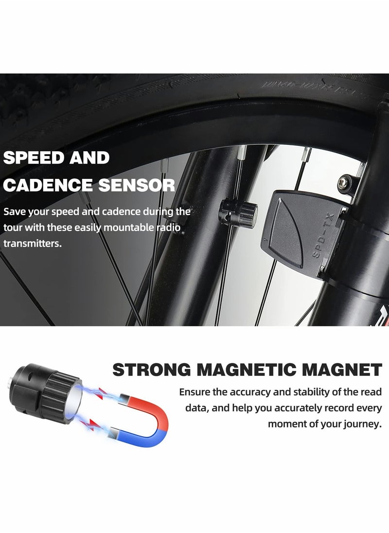 Generic - Wireless Bike Computer with LCD Display for Cycling , Accurate Odometer and Speedometer - Image 1