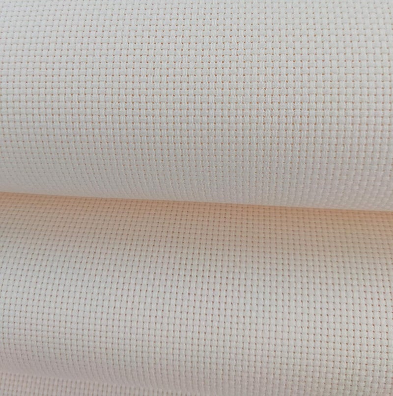 KCS 19" x 28" 11CT Counted Cotton Aida Cloth Cross Stitch Fabric (Cream) - Image 3