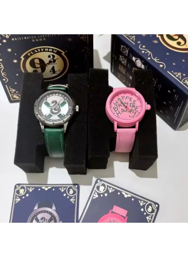 MINISO x Harry Potter Wizarding World Collaboration Collection Collectible Wristwatch Blind Box, Full Display Set of 12 Sealed Mystery Boxes, Character Collectible for Display and Gifting - Image 4