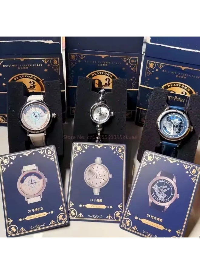 MINISO x Harry Potter Wizarding World Collaboration Collection Collectible Wristwatch Blind Box, Full Display Set of 12 Sealed Mystery Boxes, Character Collectible for Display and Gifting - Image 1