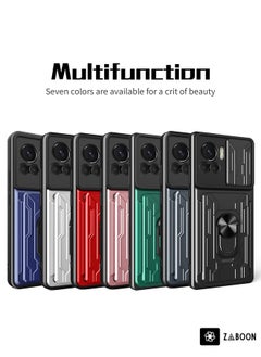 Generic For Motorola Edge 30 Ultra 5G / Moto X30 Pro Sliding Camshield TPU+PC Phone Case with Card Slot(Gold)  - Image 2