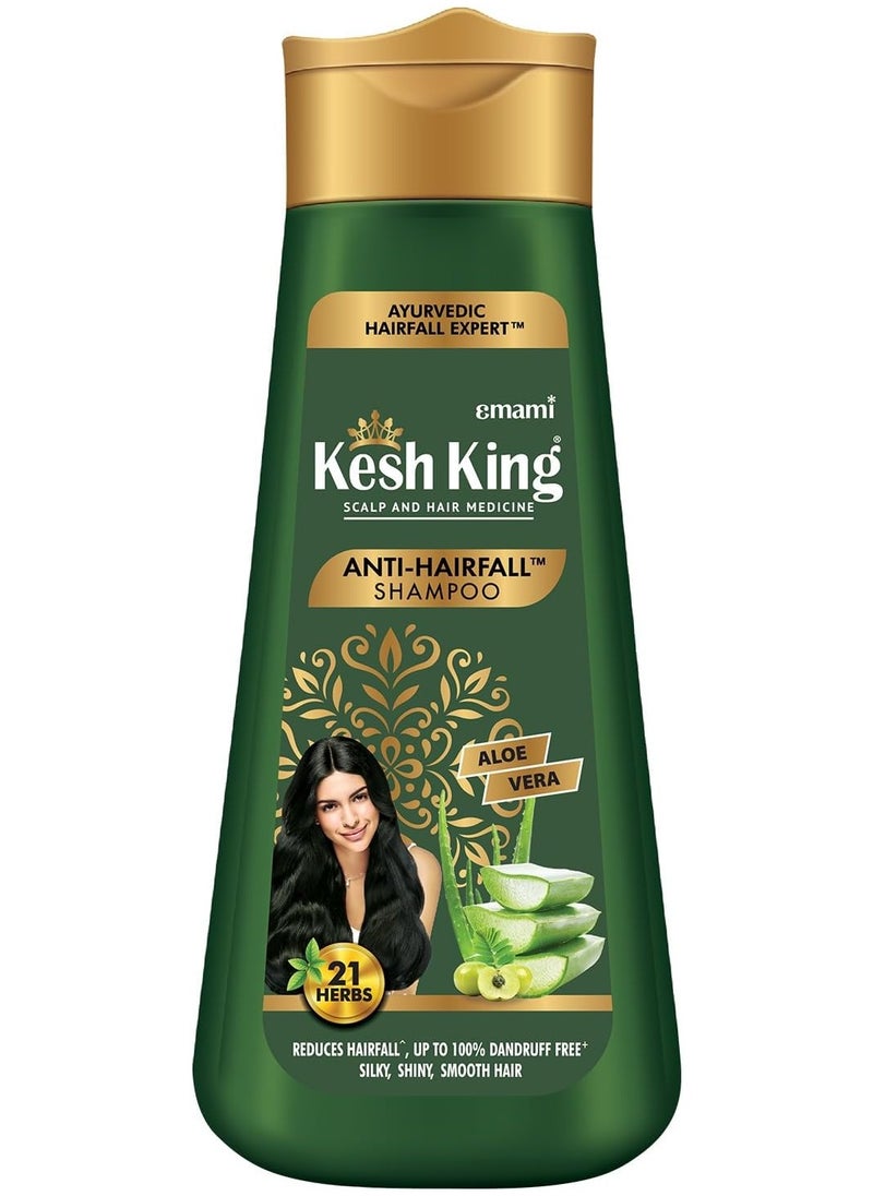emami Kesh King Anti Hair Fall Shampoo with Aloe & Ayurvedic 21 Herbs - 200 ml  - Image 1