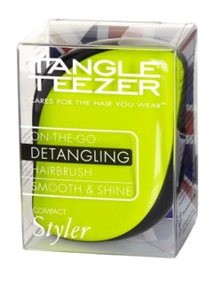 TANGLE TEEZER Tangle Teezer Compact Styler - Neon Yellow  - Image 1