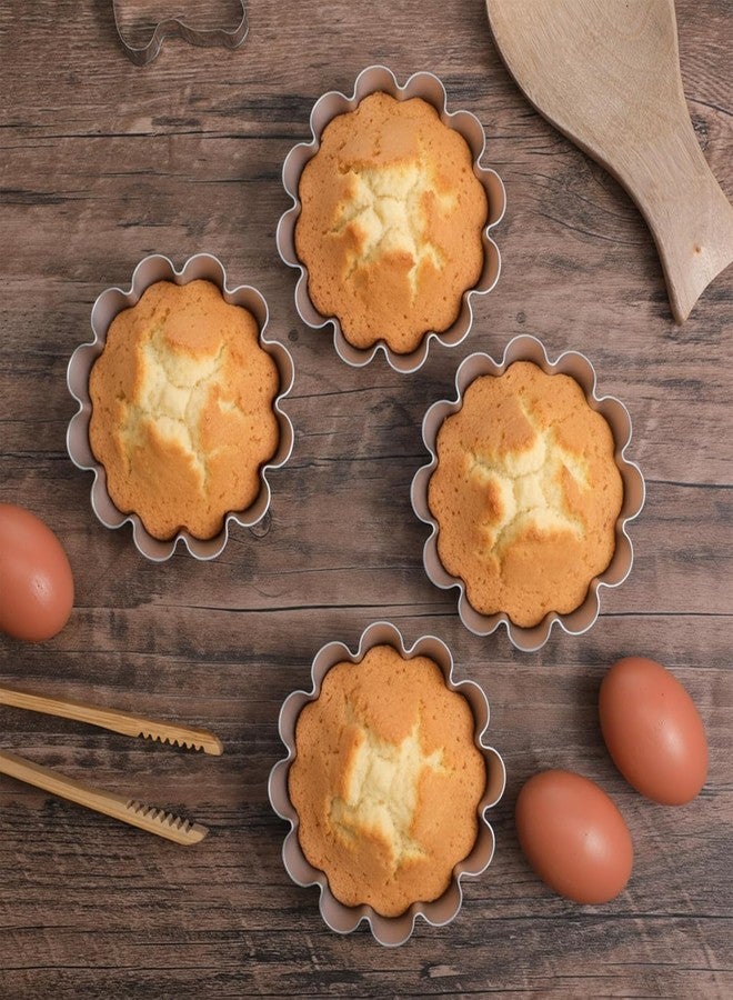 RINKLE TRENDZ Aluminium Jelly Cup Cake Mould Small - 6 Pieces Set - Image 5