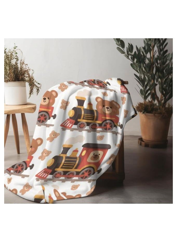 general Children's or student cartoon flannel thin blanket (warm and comfortable, suitable for sleep, games) 100cm*150cm - 72 - Image 4