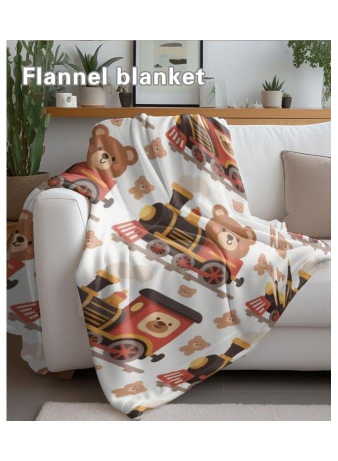 general Children's or student cartoon flannel thin blanket (warm and comfortable, suitable for sleep, games) 100cm*150cm - 72 - Image 5