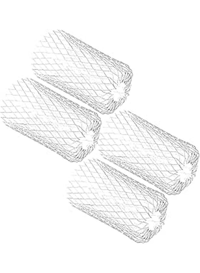 4Pcs 3 Inch Flat Head Gutter Guards Leaf Filters Mesh Downspout Strainer Covers Anti Clog Drainage Protector For Outdoor Home Garden - Image 1