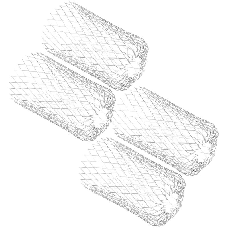 4Pcs 3 Inch Flat Head Gutter Guards Leaf Filters Mesh Downspout Strainer Covers Anti Clog Drainage Protector For Outdoor Home Garden - Image 2