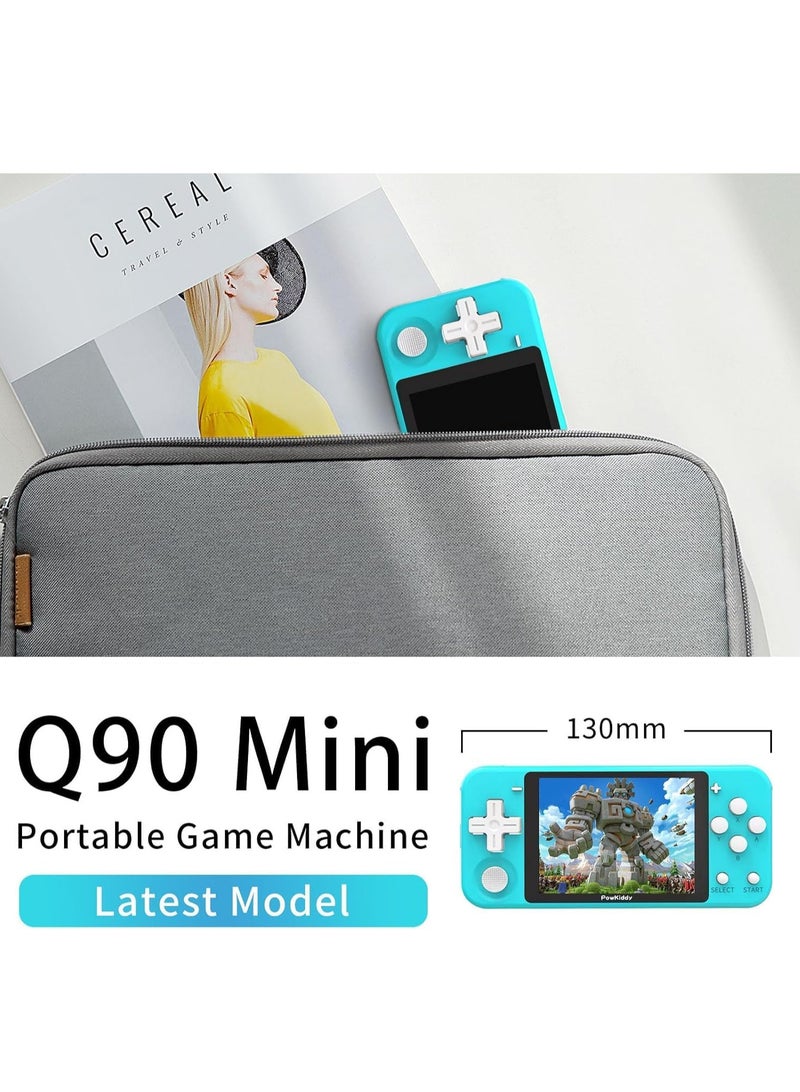 باوكيدي وحدة الألعاب المحمولة Q90، نظام لينكس مفتوح المصدر، محرك الاهتزاز، 1100 ألعاب، متوافق مع أجهزة المحاكاة المختلفة 64G (الأزرق) - Image 5