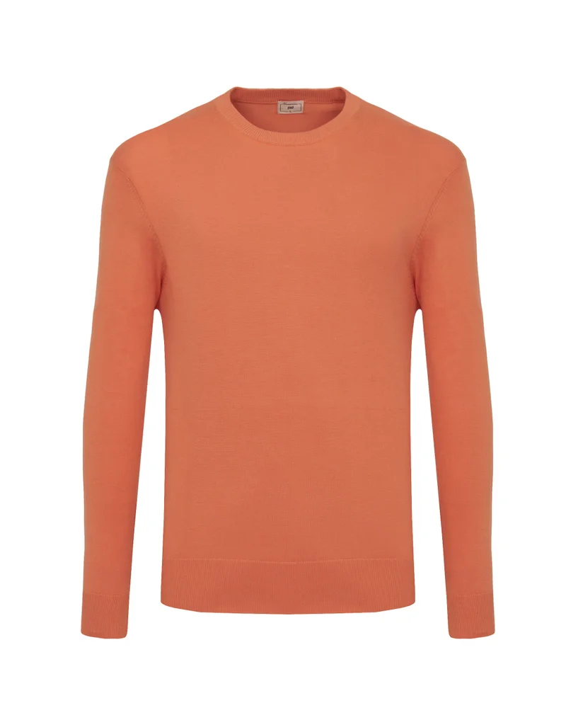 Camicissima Cotton Basic Crew Neck Sweater