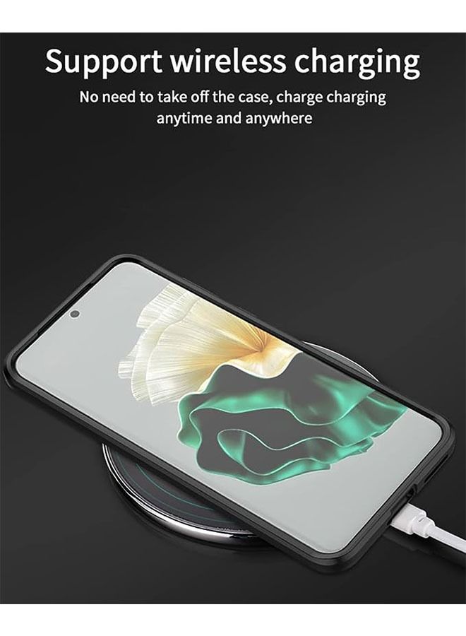 أوشن هواوي P60 برو الهاتف المحمول شل ( أسود ) ، تبو امتصاص الصدمات الكمبيوتر الصلبة المختلطة ، والمياه واقية من التعرق ، كامل حماية العدسة ، أربع زوايا المضادة للسقوط ، مع طوي قوس المخفية - Image 5