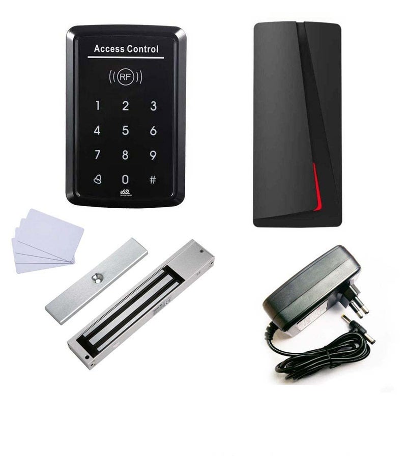 NAVKAR SYSTEMS Navkar Systems RF Access Slave RF EM Lock 600 Lbs 12V Supply with 10 RFID Cards  - Image 1