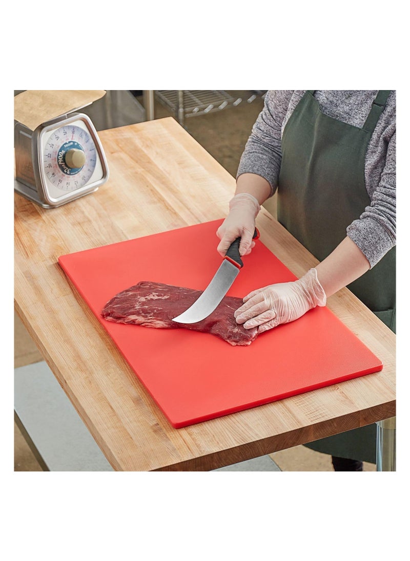 Chef Inox Professional Heavy Duty High-Density Polyethylene Cutting Board - 60 x 40 x 2cm Red  - Image 4