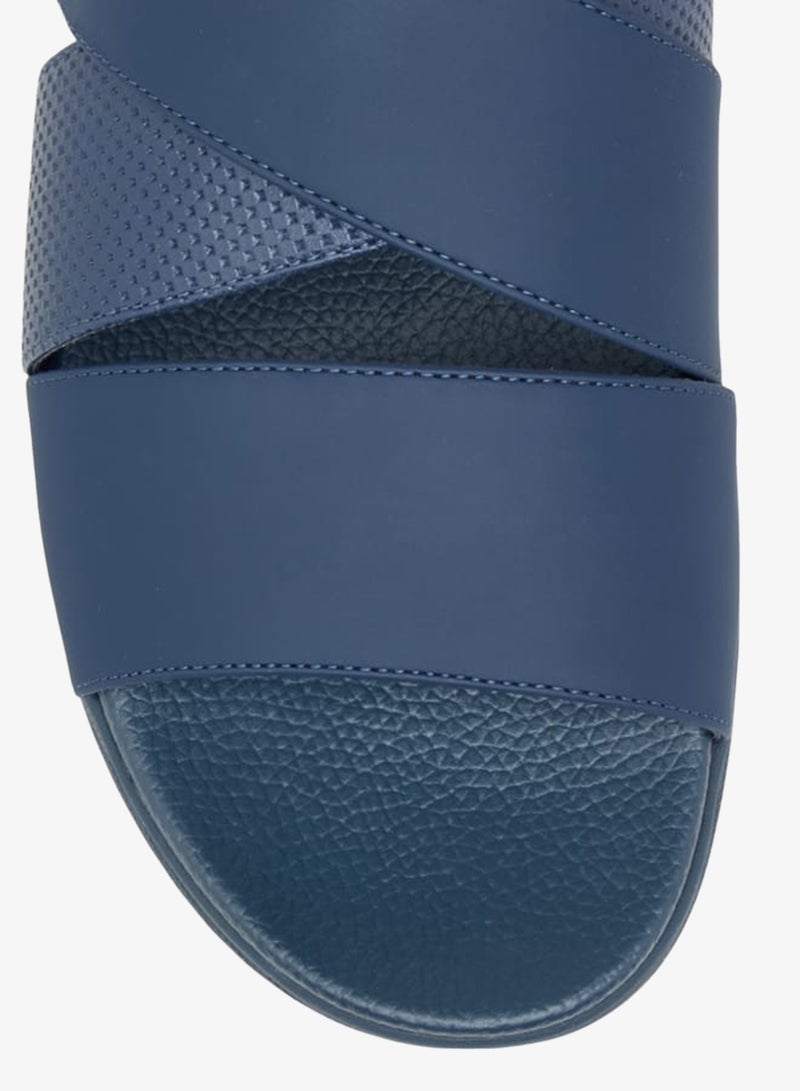 Le Confort Men's Textured Cross Strap Slip-On Sandals Ramadan Collection - Image 3