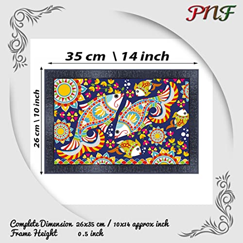 pnf Poster And Frames Fish Wall Painting With Acrylic Sheet | For Living Room, Bedroom | Home Decoration Item | Best Gifting Option (10 * 14inch,Multicolour,Synthetic) 26094 - Image 2