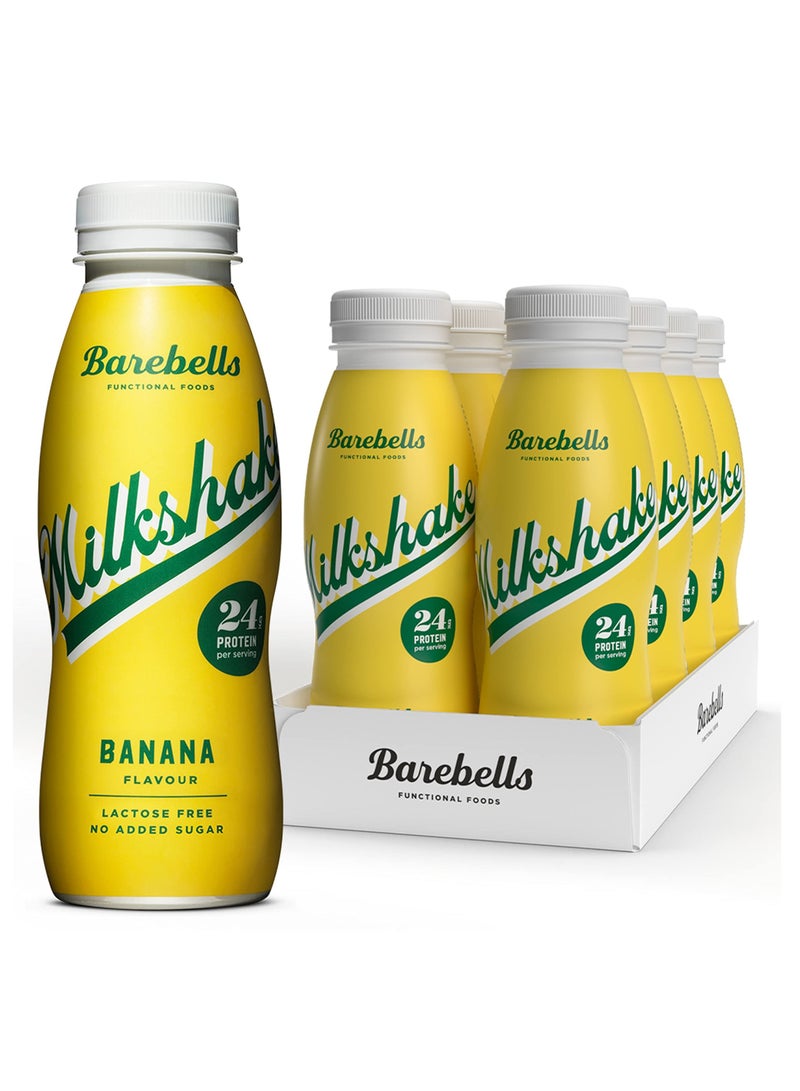 بيربيلز بروتين ميلك شيك موز 330 مل عبوة من 8 قطع - Image 1