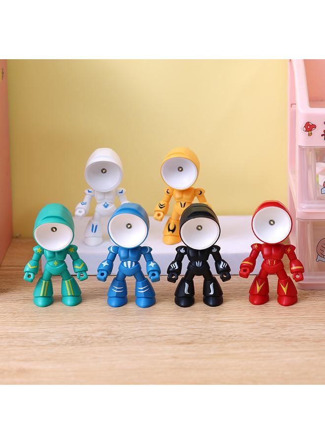 Bluejw New Robot Nightlight DIY Decorative Desktop Ornaments Cartoon Fighter Hero Magnetic Mini Cartoon Table Lamp - Image 2
