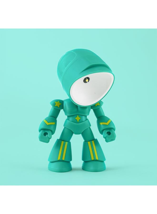 Bluejw New Robot Nightlight DIY Decorative Desktop Ornaments Cartoon Fighter Hero Magnetic Mini Cartoon Table Lamp - Image 1