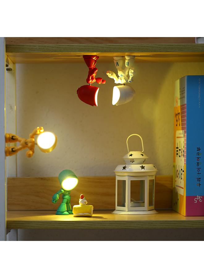 Bluejw New Robot Nightlight DIY Decorative Desktop Ornaments Cartoon Fighter Hero Magnetic Mini Cartoon Table Lamp - Image 4