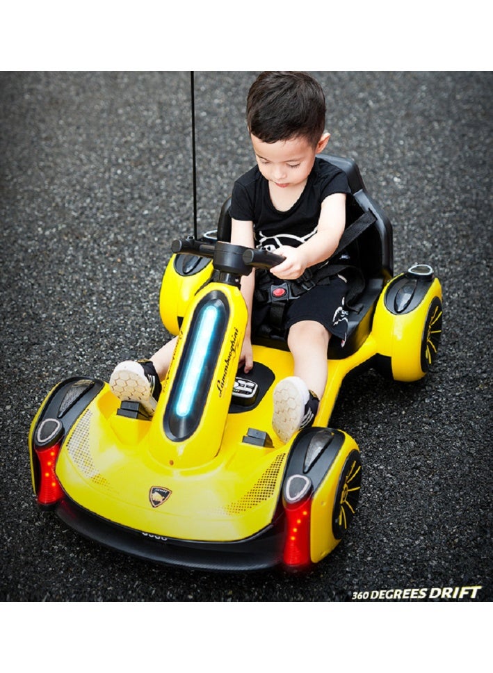 Cool Boy Electric Racing Go Kart Children Remote Control Car - Image 2