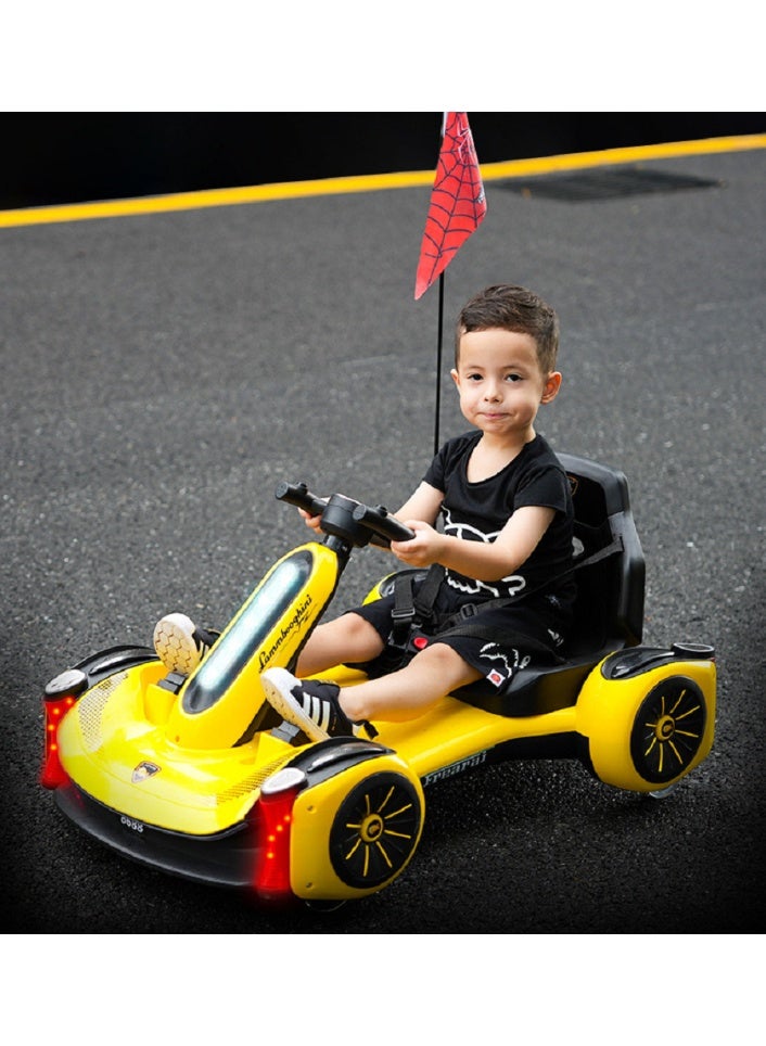 Cool Boy Electric Racing Go Kart Children Remote Control Car - Image 3