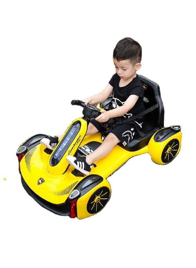 Cool Boy Electric Racing Go Kart Children Remote Control Car - Image 1