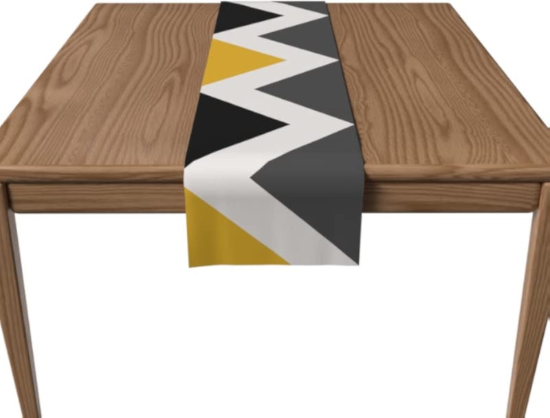 ART MOOD HOME Velvet Tribal runner Multi color 35x140 CM