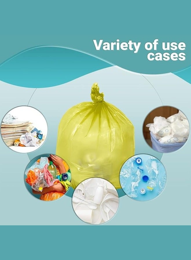 25 bags of yellow garbage bags (30 gallons) - Image 4