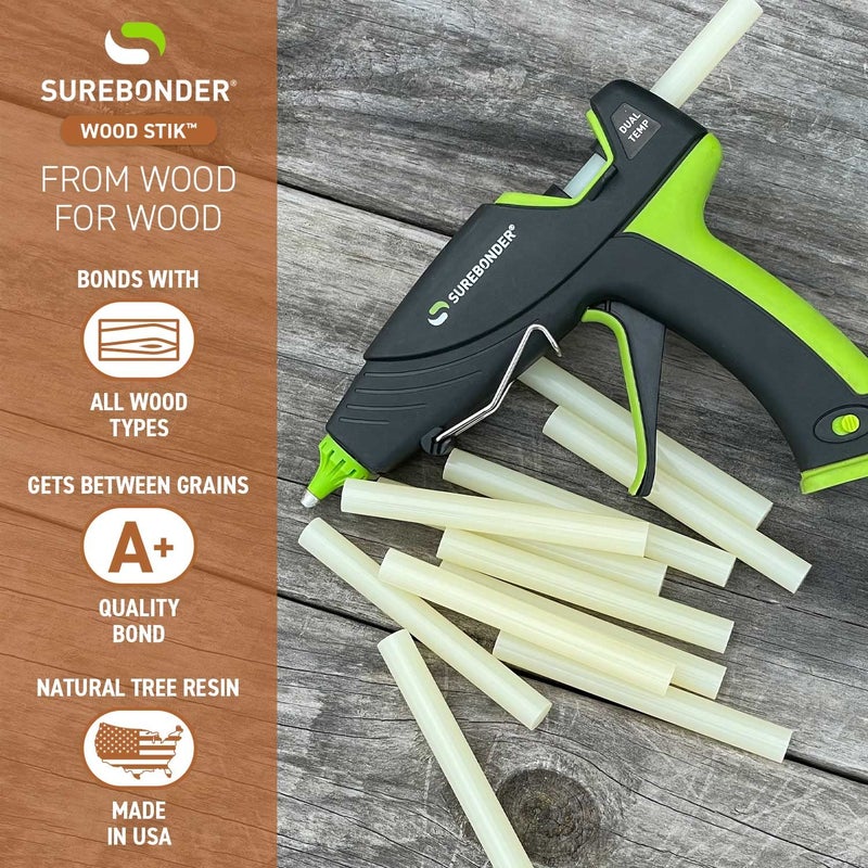 Surebonder WS-12 Full Size Hot Glue Sticks for Woodworking - High Strength, Fast Bonding, Hot Glue for Wood, Craft, and DIY Projects - 12 Pack - Image 3