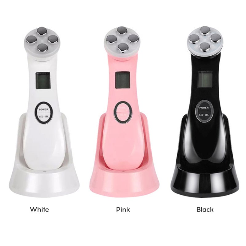 Skin Rejuvenation Instrument RF/EMS Beauty Instrument Cleansing Brightening Phototherapy Tender Skin Warm Lifting Eye Care - Image 2