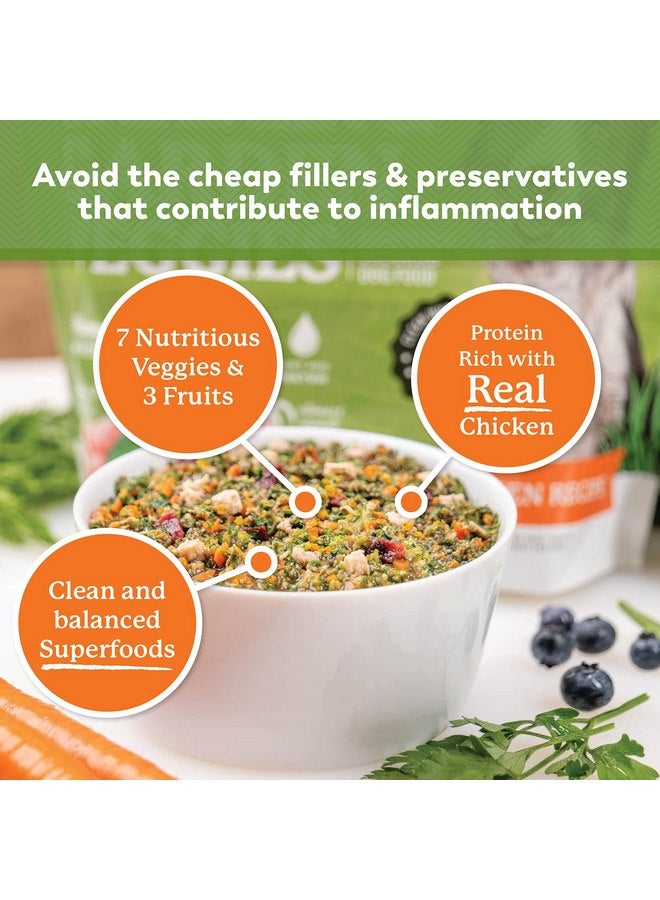 Dr. Harvey's Chicken & Garden Veggies Dog Food, Human Grade Grain-Free Dehydrated Food for Dogs with Freeze-Dried Chicken (5 Pounds) - Image 5