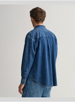 GANT Gant Oversized Denim Shirt  - Image 2
